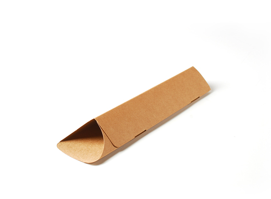 Emballage carton vente à emporter pour crêpes