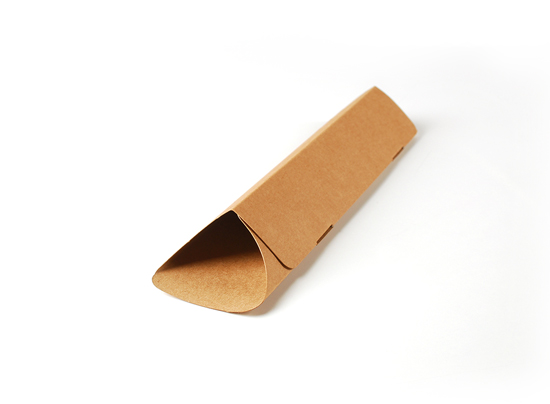 Emballage carton vente à emporter pour crêpes