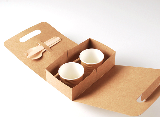 Boîte pour nourriture à emporter en carton 