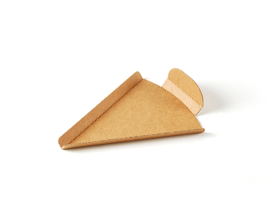 Triangle pour part de pizza en carton
