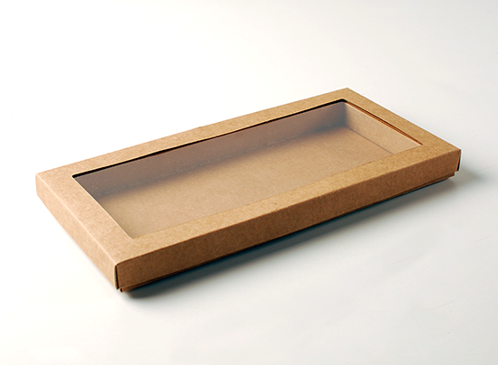 Boîte avec fenêtre pour biscuit 