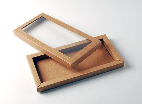 Boîte avec fenêtre pour biscuit 