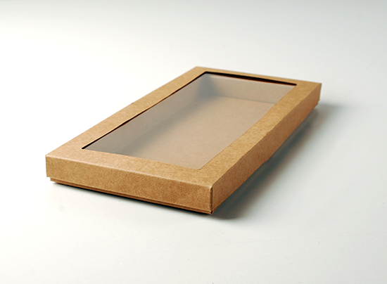 Boîte avec fenêtre pour biscuit 