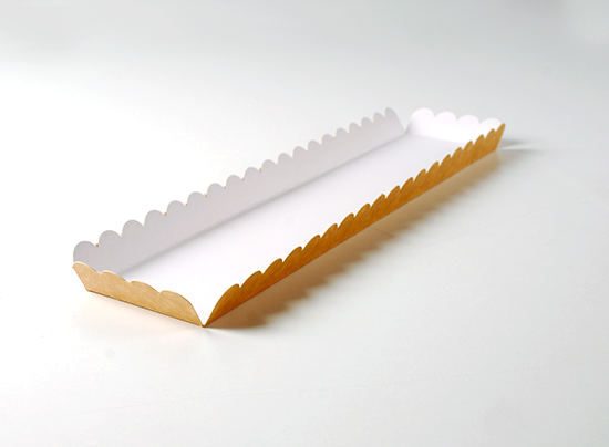 Plateau en carton pour biscuits