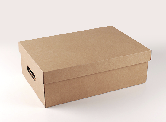 Caisse en carton avec couvercle pour légumes