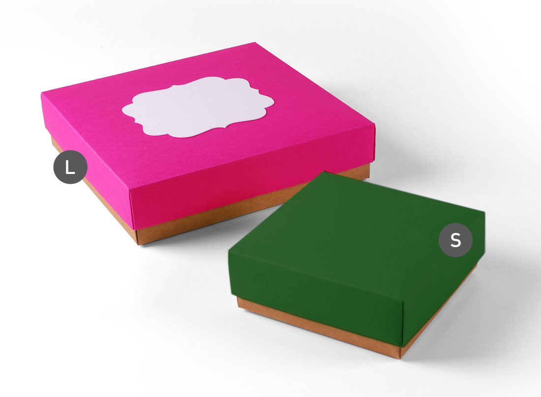 Boîte à cadeaux carrée
