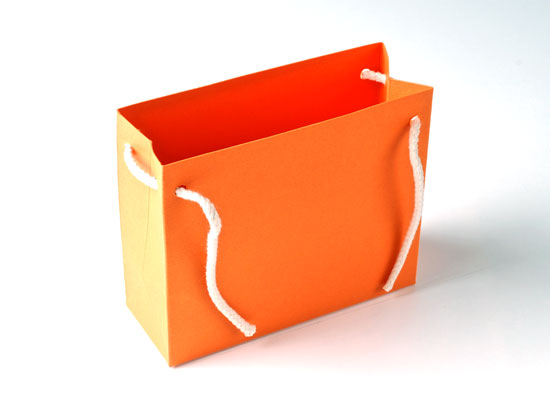 Sac carton avec cordon