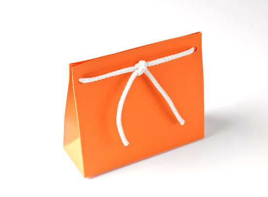 Sac carton avec cordon