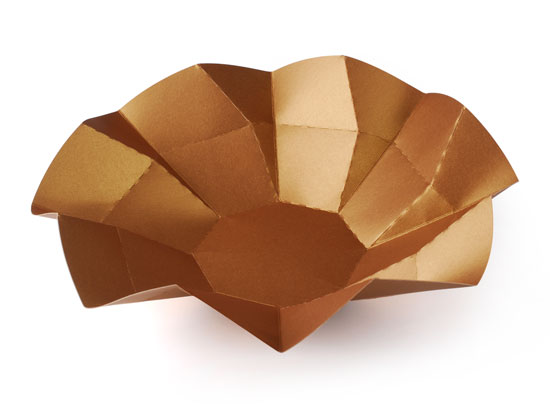Boîte cadeau avec plis