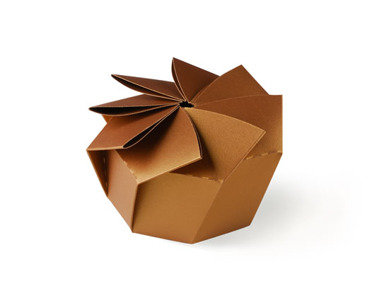 Boîte cadeau avec plis