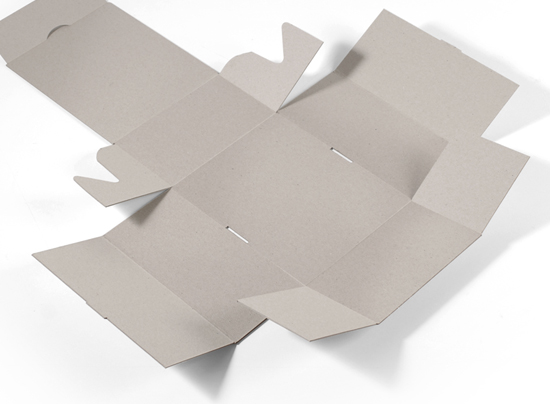 Boîte rectangulaire à monter soi-même en carton écologique rigide