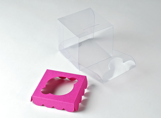 Boîte carton cupcake individuelle