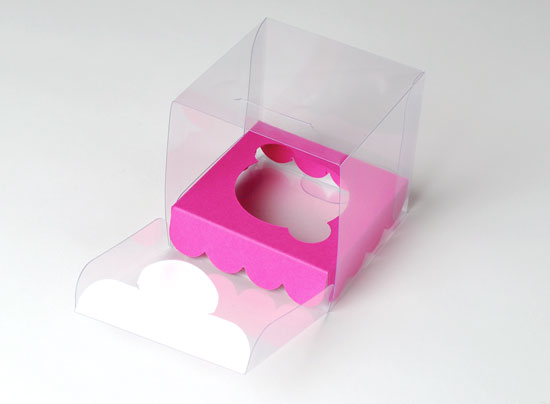 Boîte carton cupcake individuelle
