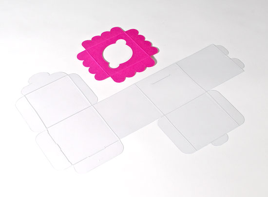 Boîte carton cupcake individuelle