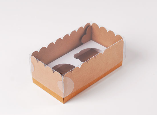 Boîte carton cupcakes